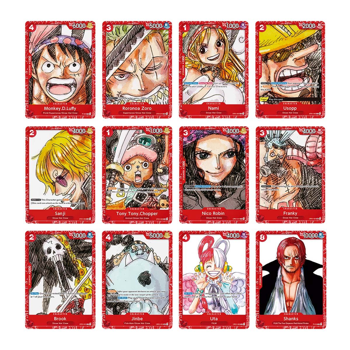 One Piece Card Game Premium Card Collection Film Red Edition English